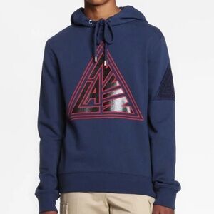 LANVIN TRIANGLE LOGO HOODIE Unisex